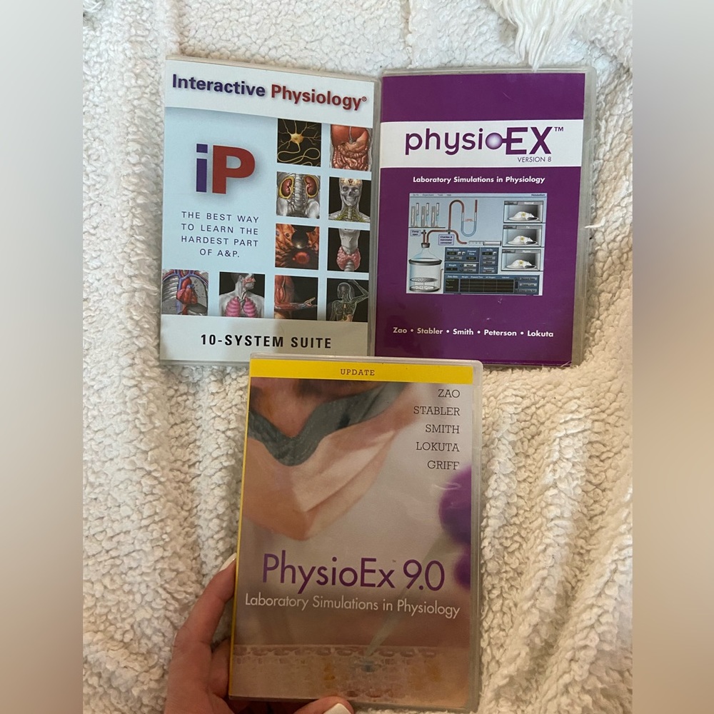Interactive Physiology software- 3 discs